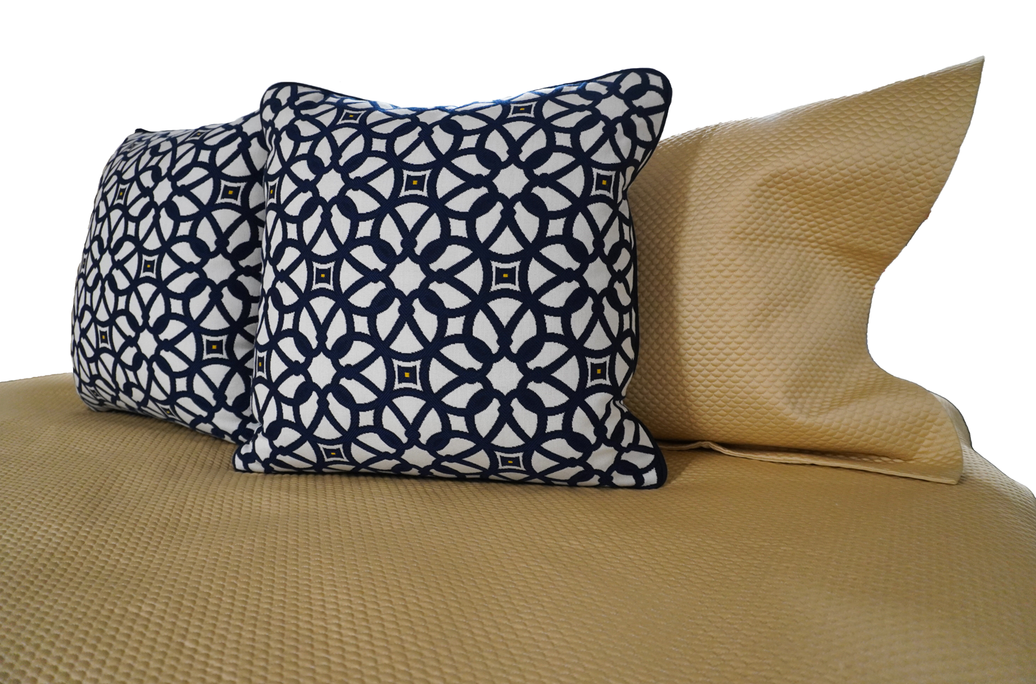 Sunbrella Luxe Indigo Pillows 